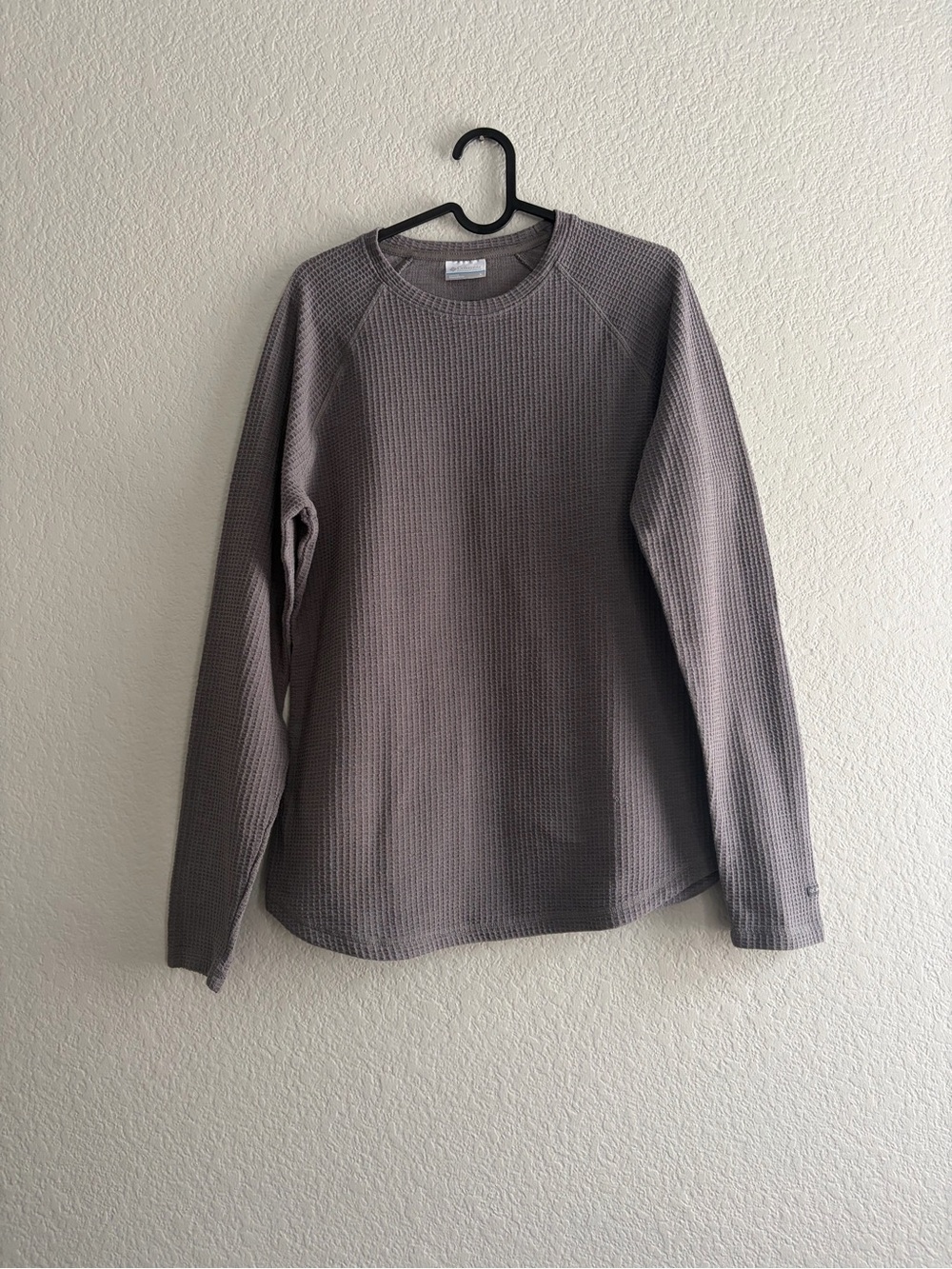 Columbia Men's Long-Sleeve Waffle Crew Sweatshirt - Gray